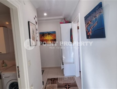 Светлая квартира 1+1 на второй береговой линии, с большим балконом, Тосмур, Аланья-id-3276-фото-4