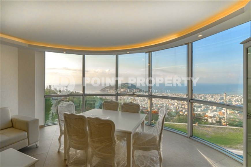 Luxurious seven-room villa with an area of 580 m2 in the Bektas area, Alanya, with stunning views of the Mediterranean Sea-id-3281-photo-31