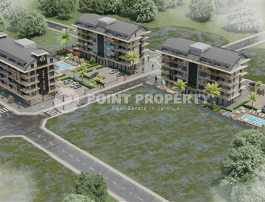 Apartments and duplexes 66 - 176 m2 in a low-rise complex under construction in the Kargicak area, Alanya, 200 meters from the Mediterranean Sea-id-3287-photo-3