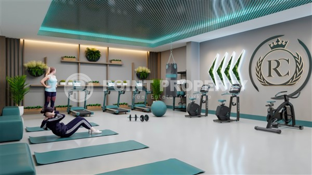 Apartments and duplexes 66 - 176 m2 in a low-rise complex under construction in the Kargicak area, Alanya, 200 meters from the Mediterranean Sea-id-3287-photo-13