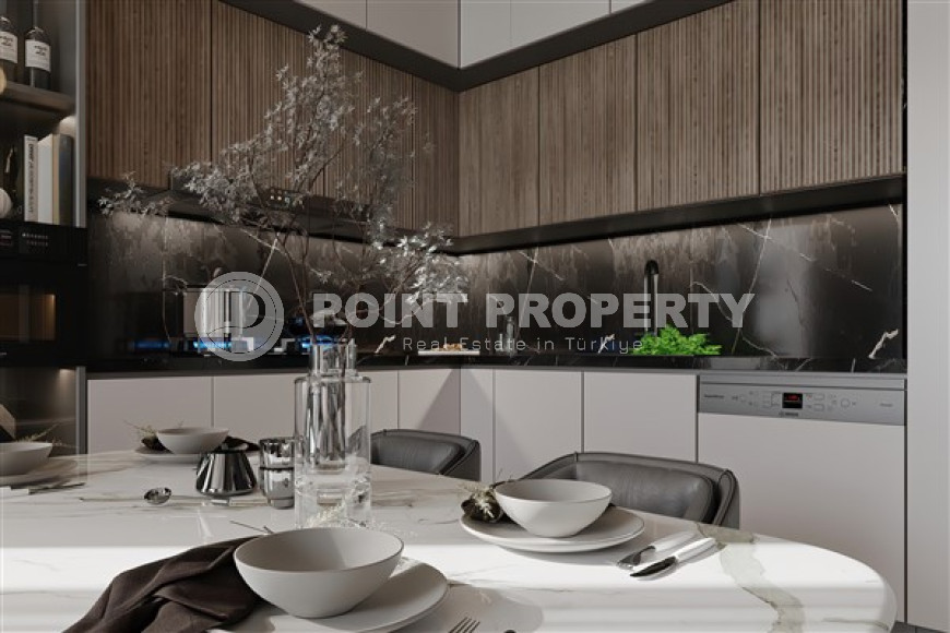 Apartments and duplexes 66 - 176 m2 in a low-rise complex under construction in the Kargicak area, Alanya, 200 meters from the Mediterranean Sea-id-3287-photo-18