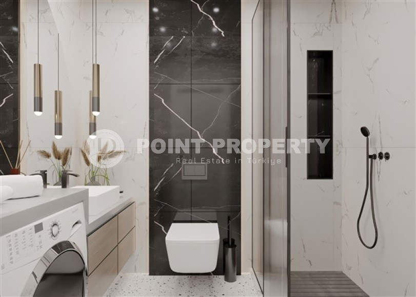 Apartments and duplexes 66 - 176 m2 in a low-rise complex under construction in the Kargicak area, Alanya, 200 meters from the Mediterranean Sea-id-3287-photo-23