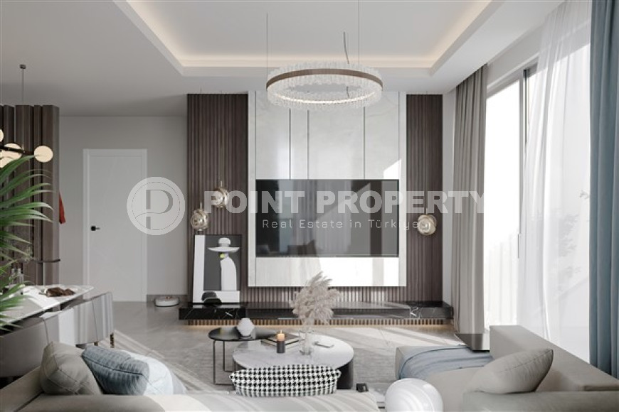 Apartments and duplexes 66 - 176 m2 in a low-rise complex under construction in the Kargicak area, Alanya, 200 meters from the Mediterranean Sea-id-3287-photo-26