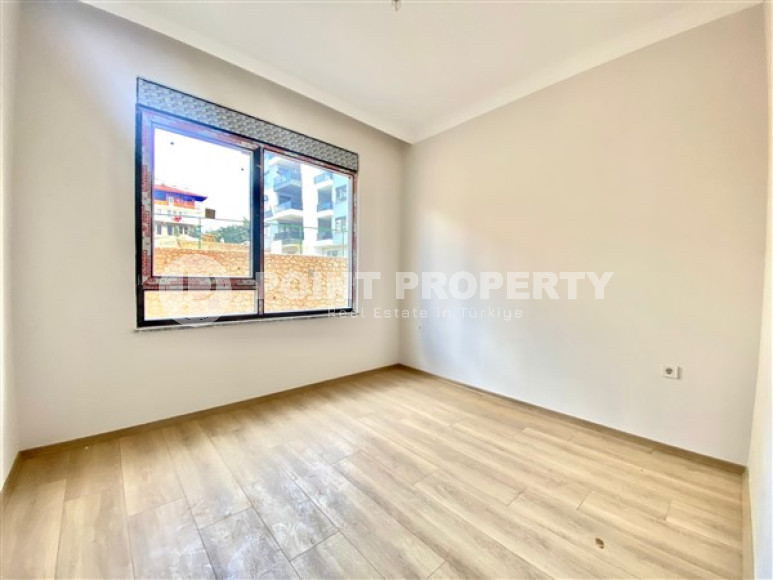 Компактные апартаменты площадью 48 м² с одной спальней, без мебели, верхняя Оба, Аланья-id-3294-фото-2