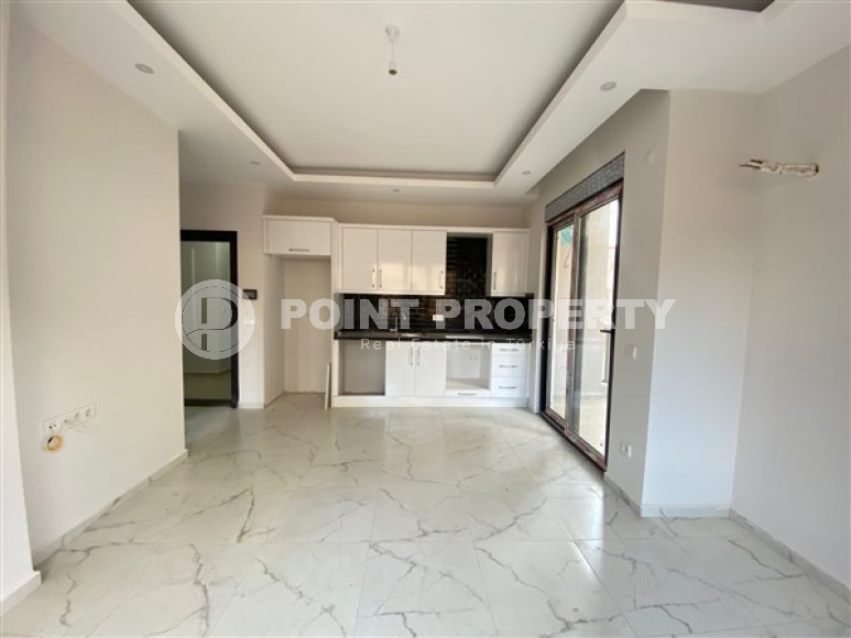 Компактные апартаменты площадью 48 м² с одной спальней, без мебели, верхняя Оба, Аланья-id-3294-фото-3