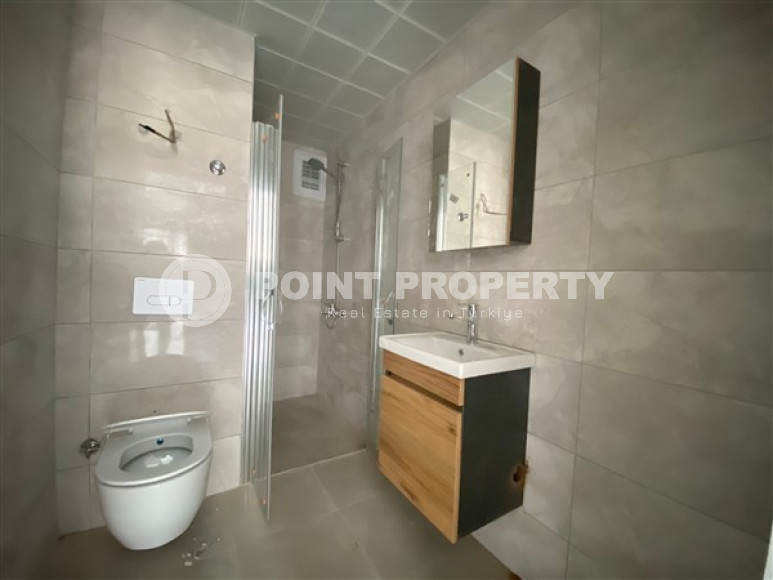 Компактные апартаменты площадью 48 м² с одной спальней, без мебели, верхняя Оба, Аланья-id-3294-фото-4