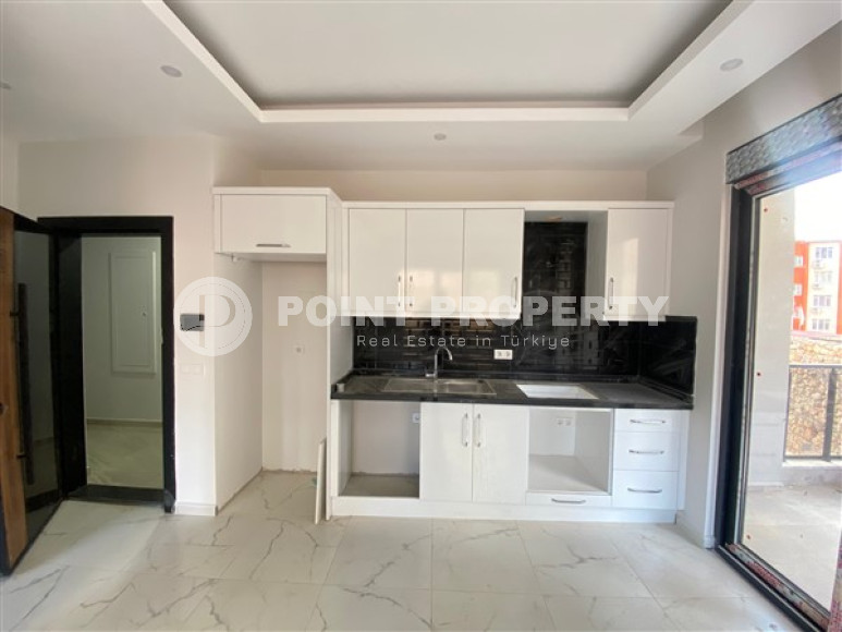 Компактные апартаменты площадью 48 м² с одной спальней, без мебели, верхняя Оба, Аланья-id-3294-фото-6