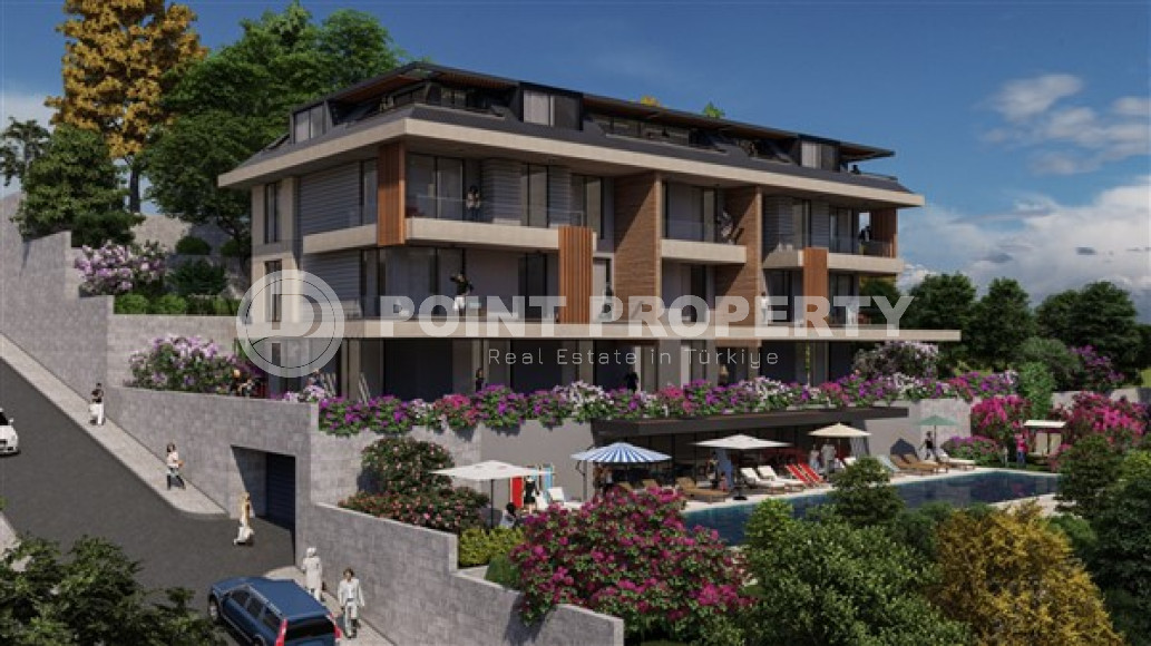 Апартаменты и двухуровневые квартиры 79 - 163 м2 в роскошном инвестиционном проекте в районе Бекташ, центр Аланьи-id-3295-фото-2