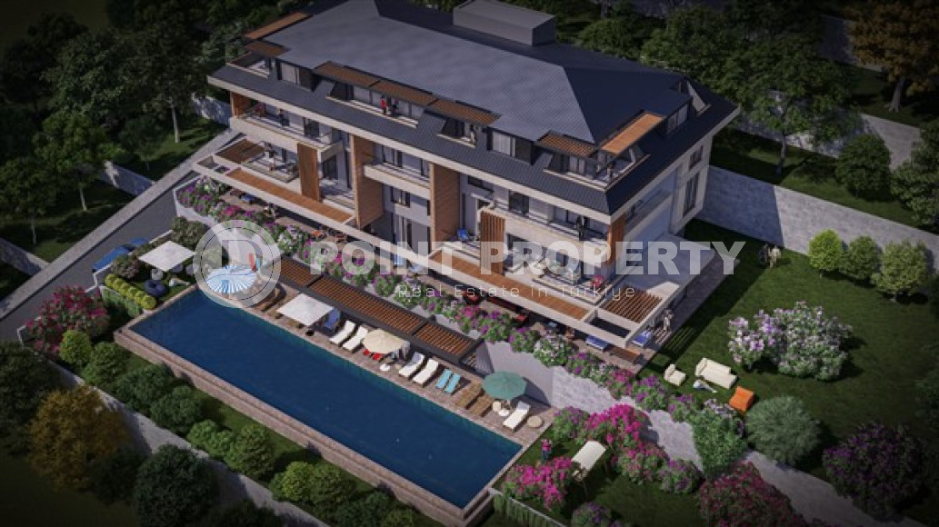 Апартаменты и двухуровневые квартиры 79 - 163 м2 в роскошном инвестиционном проекте в районе Бекташ, центр Аланьи-id-3295-фото-3