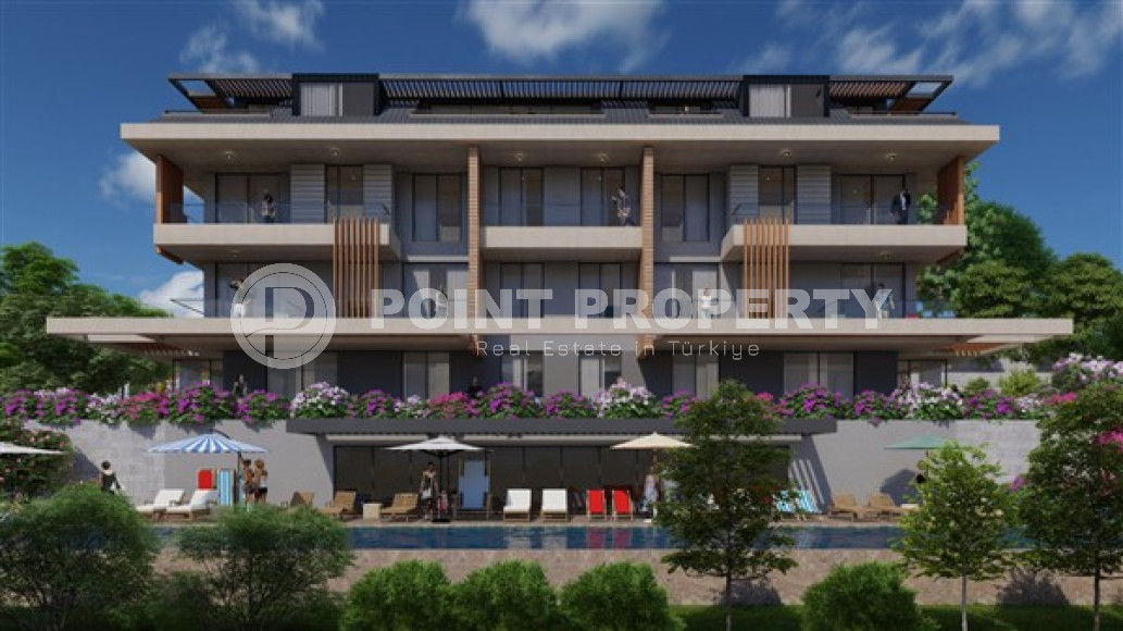 Апартаменты и двухуровневые квартиры 79 - 163 м2 в роскошном инвестиционном проекте в районе Бекташ, центр Аланьи-id-3295-фото-4