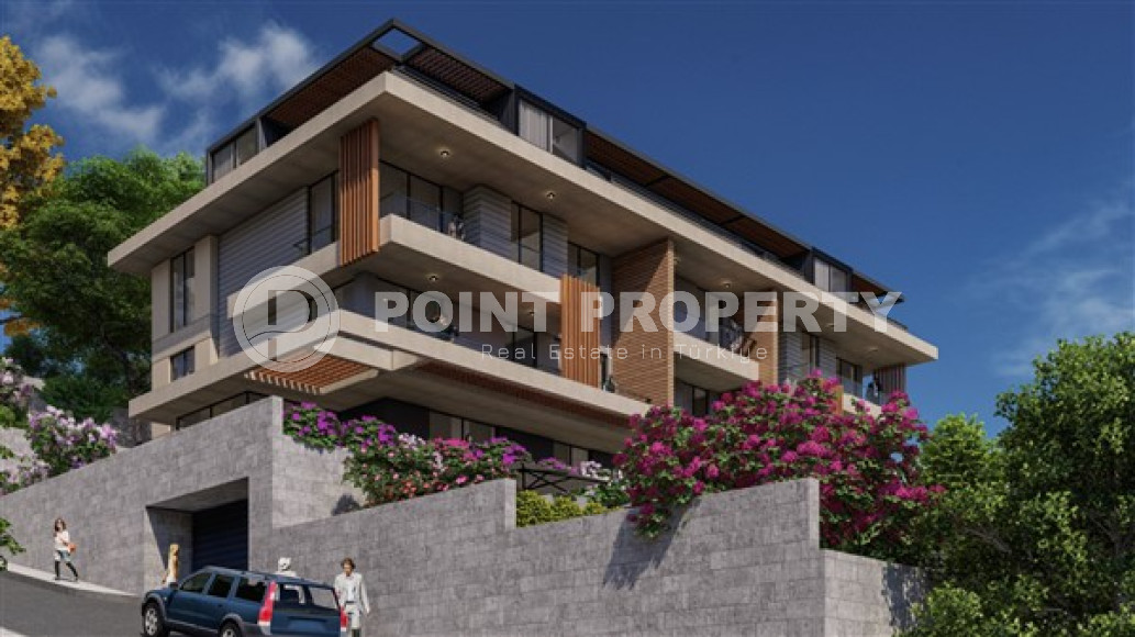 Апартаменты и двухуровневые квартиры 79 - 163 м2 в роскошном инвестиционном проекте в районе Бекташ, центр Аланьи-id-3295-фото-5