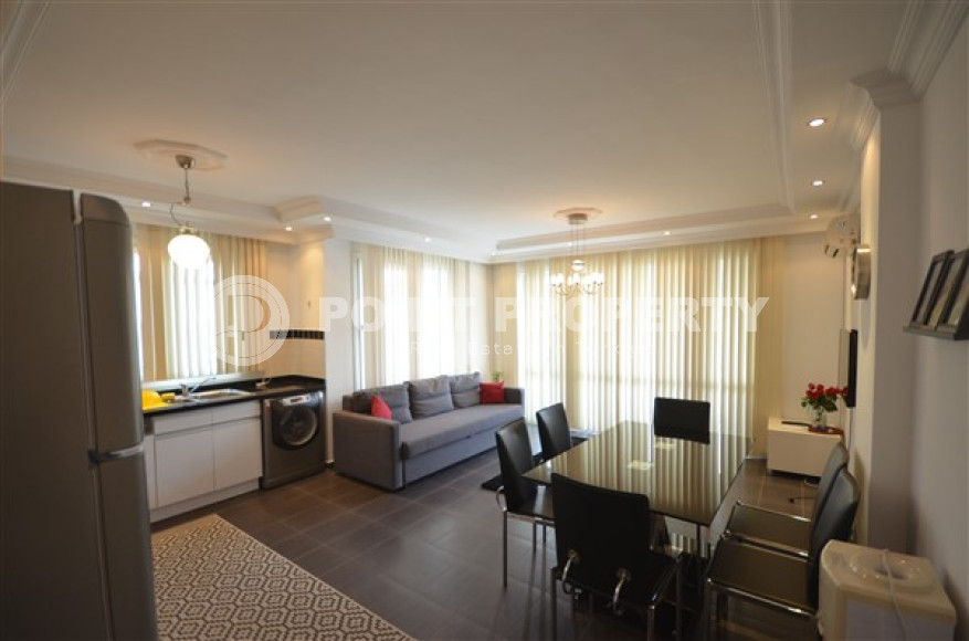 Симпатичный меблированный дуплекс 3+1 с собственной террасой, Оба, Аланья-id-3297-фото-2