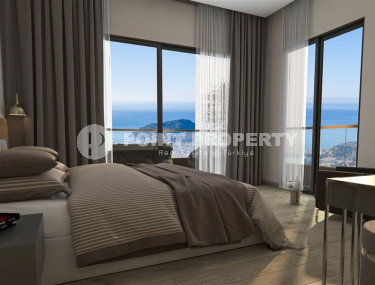 Four villas under construction in the central part of Alanya, guaranteed Turkish citizenship!-id-1037-photo-3