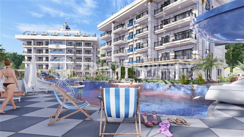 Привлекательные апартаменты с площадью 51 - 203 м2 на этапе строительства в проекте премиум класса,  район Верхняя Оба-id-3300-фото-11