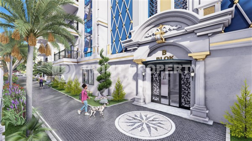 Привлекательные апартаменты с площадью 51 - 203 м2 на этапе строительства в проекте премиум класса,  район Верхняя Оба-id-3300-фото-16