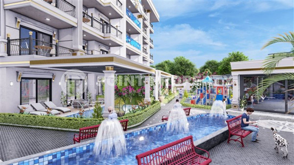 Привлекательные апартаменты с площадью 51 - 203 м2 на этапе строительства в проекте премиум класса,  район Верхняя Оба-id-3300-фото-21