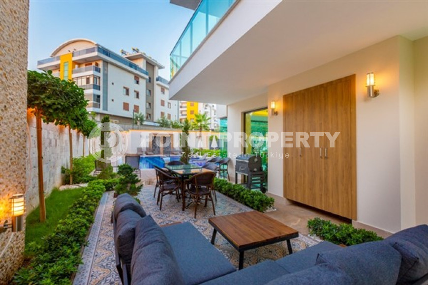 Просторный пятикомнатный пентхаус в районе Оба, Аланья, на пятом этаже и крыше-id-3301-фото-5