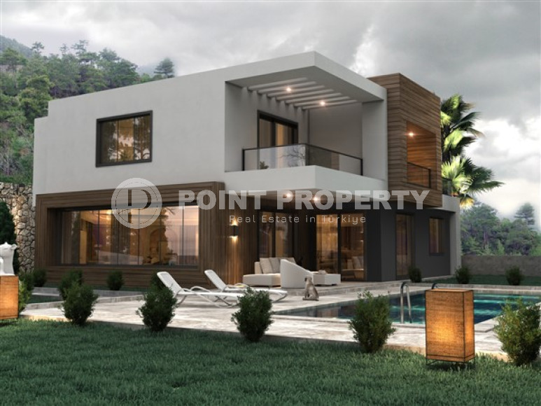 Двухэтажная шестикомнатная вилла с площадью 272 м2, в районе Каргыджак, на удалении от моря-id-3303-фото-7