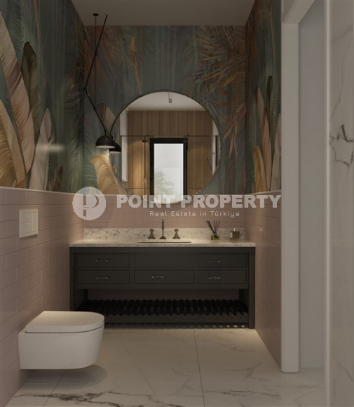 Двухэтажная шестикомнатная вилла с площадью 272 м2, в районе Каргыджак, на удалении от моря-id-3303-фото-18