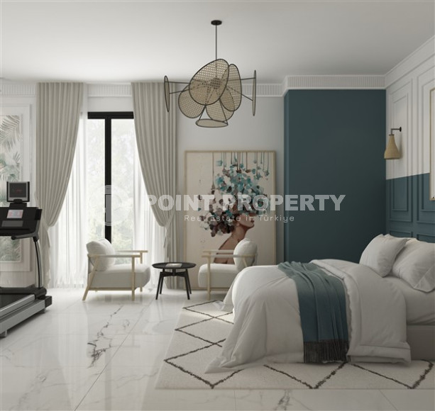 Двухэтажная шестикомнатная вилла с площадью 272 м2, в районе Каргыджак, на удалении от моря-id-3303-фото-23