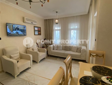 Недорогая симпатичная квартира 2+1 с мебелью, на втором этаже турецкого дома, Оба, Аланья-id-3304-фото-2