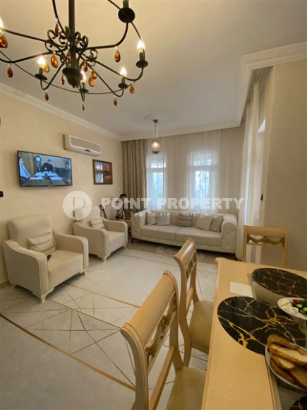 Недорогая симпатичная квартира 2+1 с мебелью, на втором этаже турецкого дома, Оба, Аланья-id-3304-фото-2