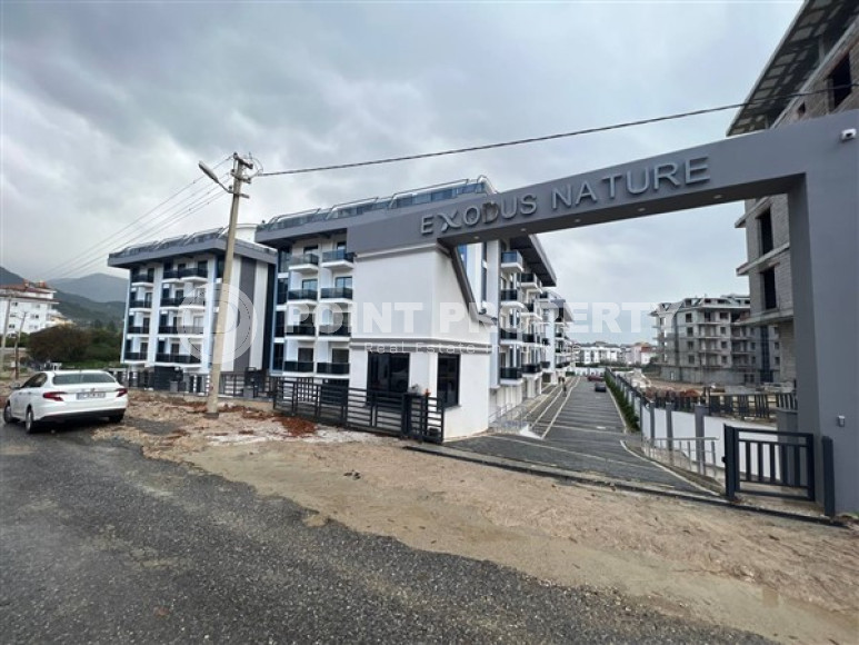 Небольшой трёхкомнатный дуплекс с выходом на террасу, верхняя Оба, Аланья-id-3306-фото-3