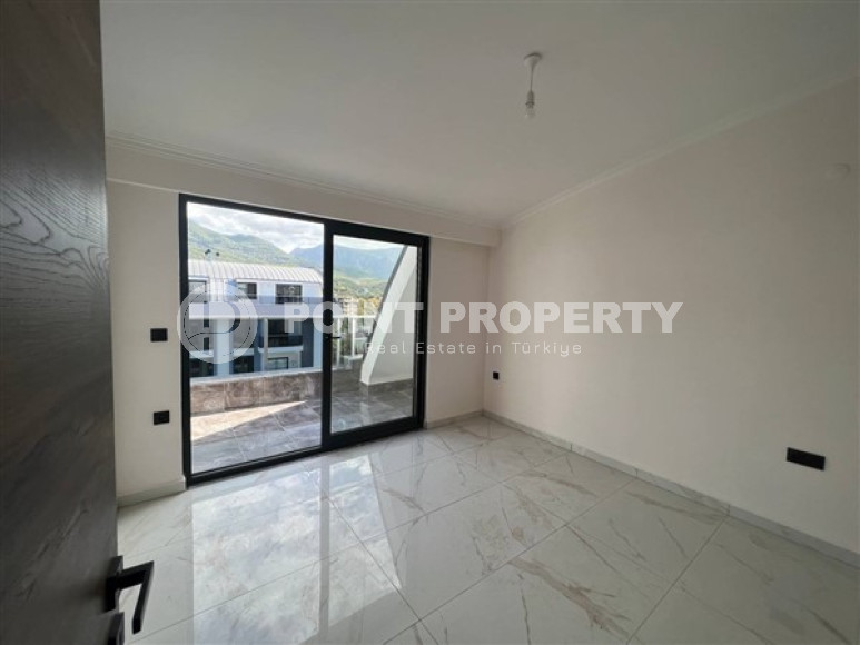 Небольшой трёхкомнатный дуплекс с выходом на террасу, верхняя Оба, Аланья-id-3306-фото-11