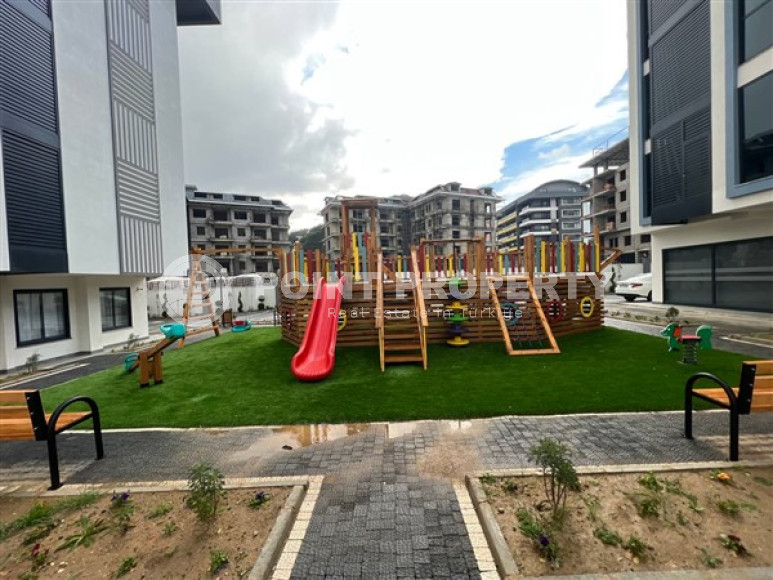 Небольшой трёхкомнатный дуплекс с выходом на террасу, верхняя Оба, Аланья-id-3306-фото-13