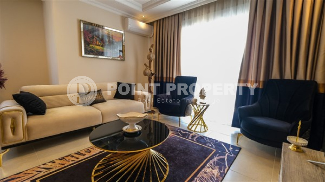 Luxurious three-room apartment 100 m2 in Mahmutlar area, Alanya, with swimming pools and water park-id-3307-photo-2