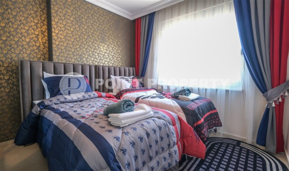 Luxurious three-room apartment 100 m2 in Mahmutlar area, Alanya, with swimming pools and water park-id-3307-photo-31