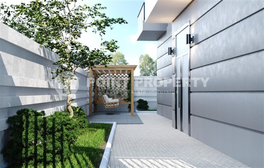 Новая трёхкомнатная квартира 85 м2, центр Аланьи, в строящемся комплексе в 300 метрах от моря-id-3309-фото-6