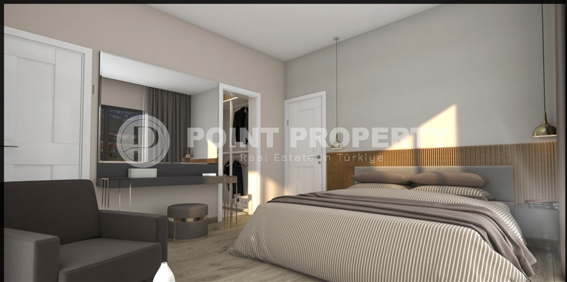 Four villas under construction in the central part of Alanya, guaranteed Turkish citizenship!-id-1037-photo-6