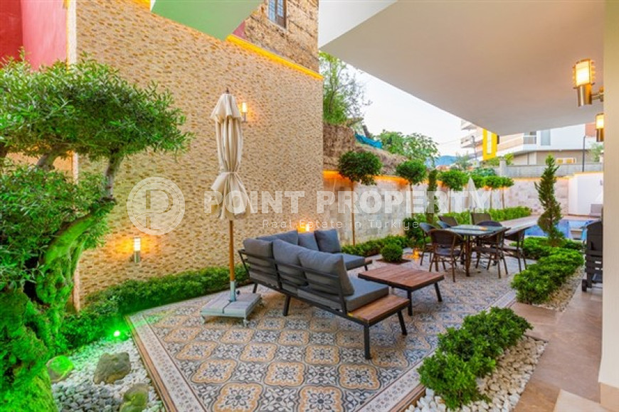 Современная квартира 149 м² с тремя спальнями, верхняя Оба, Аланья-id-3310-фото-3