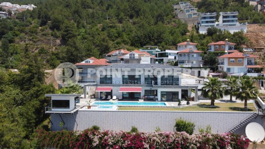 Пятикомнатная дуплексная вилла с площадью 390 м2 в районе Тепе, с мебелью и стильным интерьером-id-3317-фото-2