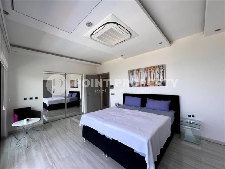 Пятикомнатная дуплексная вилла с площадью 390 м2 в районе Тепе, с мебелью и стильным интерьером-id-3317-фото-4