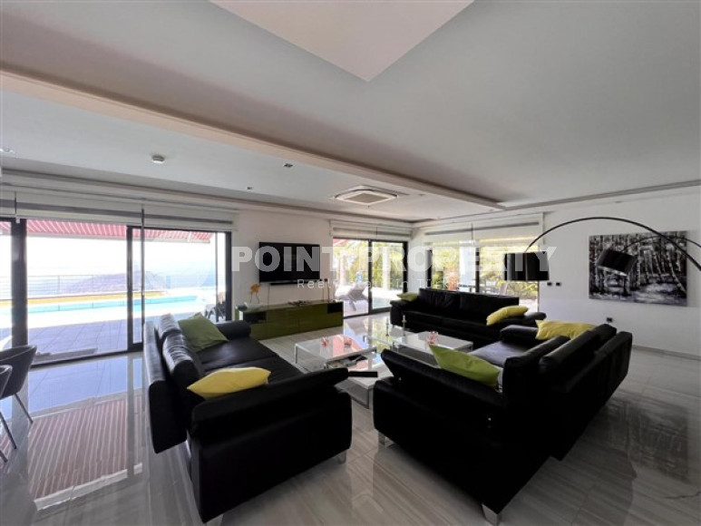 Пятикомнатная дуплексная вилла с площадью 390 м2 в районе Тепе, с мебелью и стильным интерьером-id-3317-фото-11