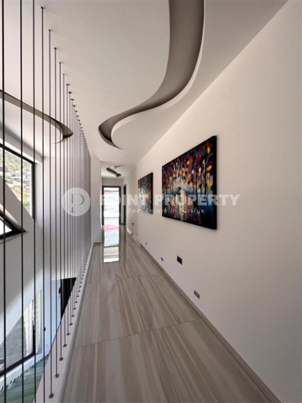 Пятикомнатная дуплексная вилла с площадью 390 м2 в районе Тепе, с мебелью и стильным интерьером-id-3317-фото-12