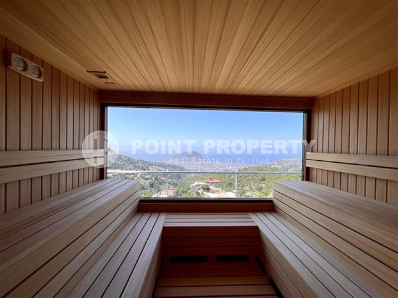 Пятикомнатная дуплексная вилла с площадью 390 м2 в районе Тепе, с мебелью и стильным интерьером-id-3317-фото-17