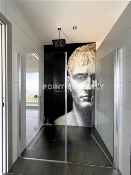 Пятикомнатная дуплексная вилла с площадью 390 м2 в районе Тепе, с мебелью и стильным интерьером-id-3317-фото-21