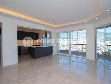 Видовая четырёхкомнатная квартира площадью 150 м², без мебели, центр Аланьи-id-3323-фото-3