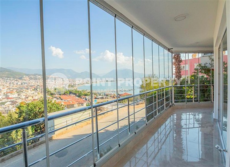 Видовая четырёхкомнатная квартира площадью 150 м², без мебели, центр Аланьи-id-3323-фото-10