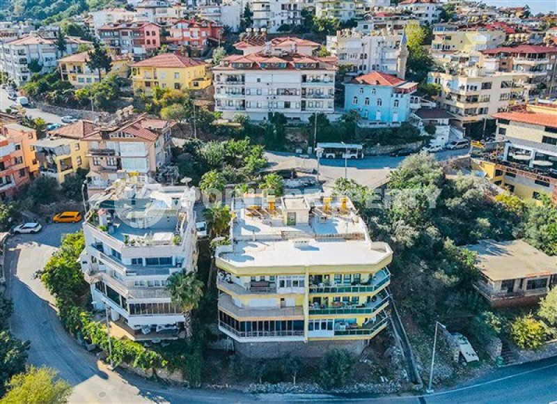 Видовая четырёхкомнатная квартира площадью 150 м², без мебели, центр Аланьи-id-3323-фото-11