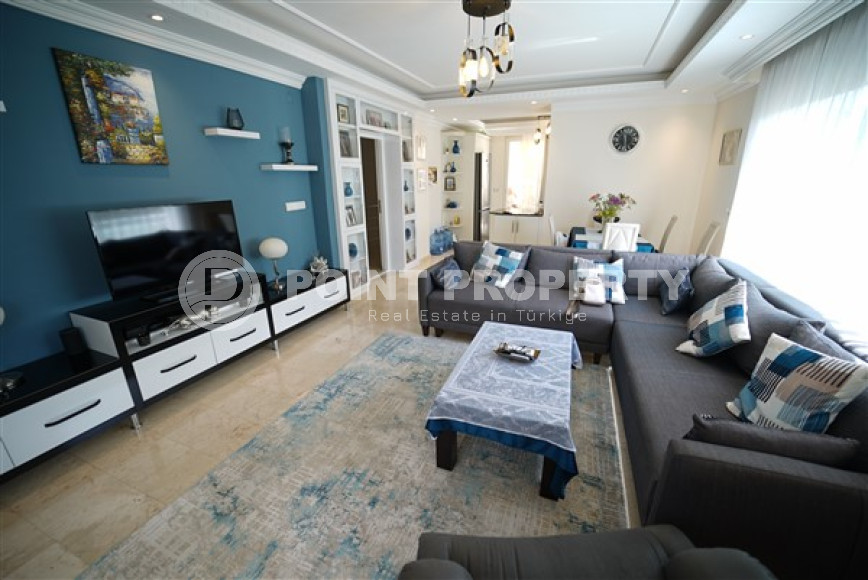 Элегантная дуплексная квартира с планировкой 4+1 в центре Аланьи, район Хасбахче-id-3325-фото-3