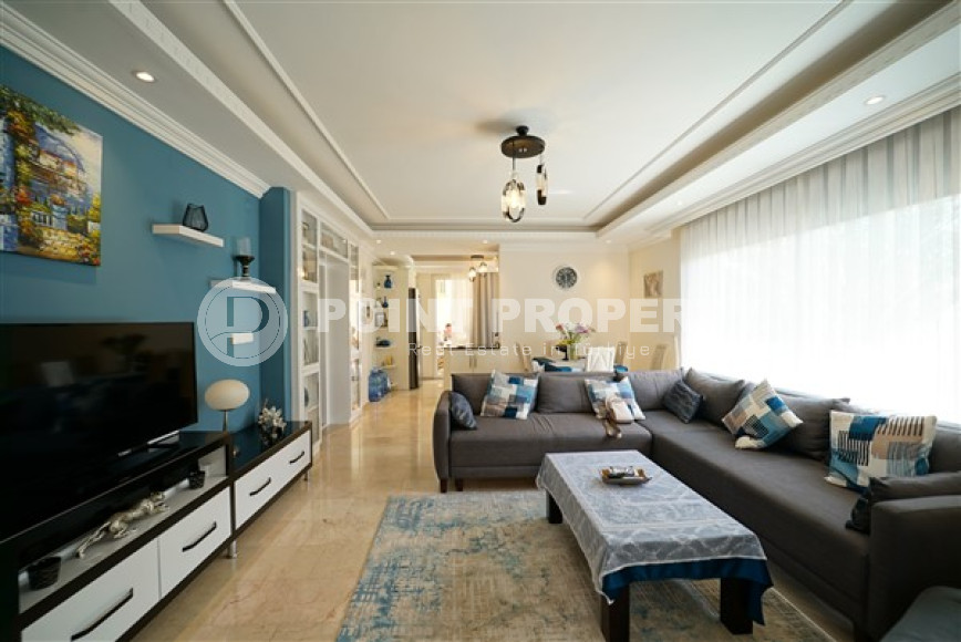 Элегантная дуплексная квартира с планировкой 4+1 в центре Аланьи, район Хасбахче-id-3325-фото-5