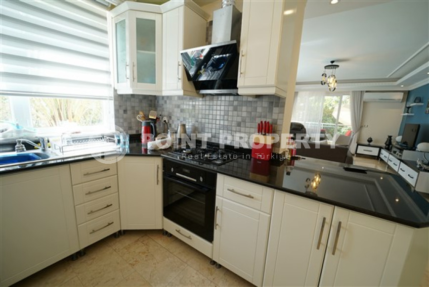 Элегантная дуплексная квартира с планировкой 4+1 в центре Аланьи, район Хасбахче-id-3325-фото-7