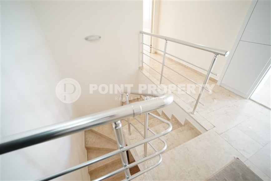 Элегантная дуплексная квартира с планировкой 4+1 в центре Аланьи, район Хасбахче-id-3325-фото-11