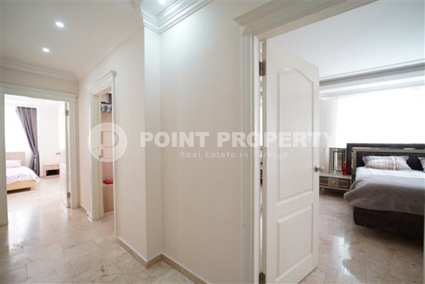 Элегантная дуплексная квартира с планировкой 4+1 в центре Аланьи, район Хасбахче-id-3325-фото-12