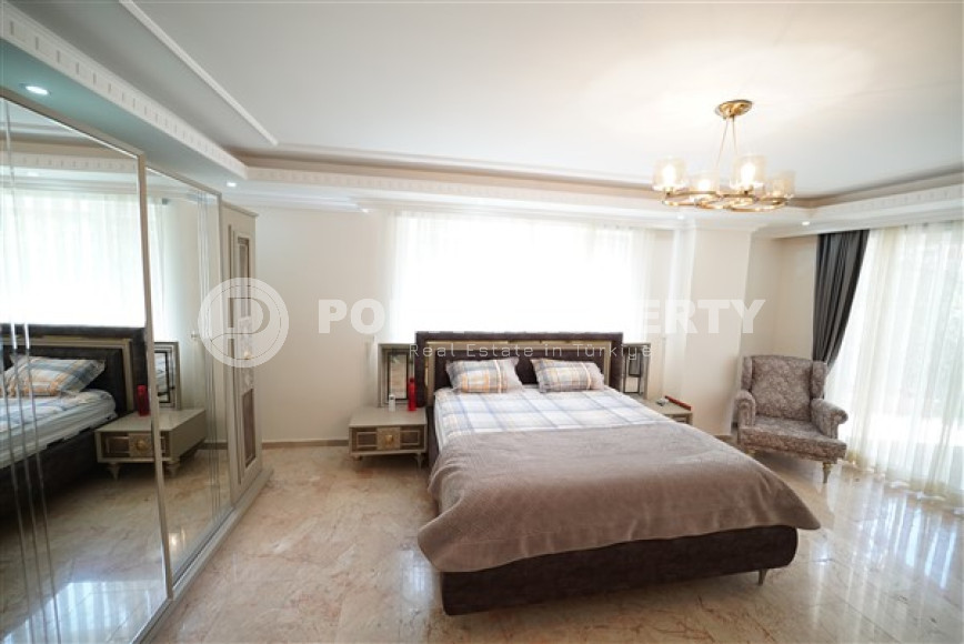 Элегантная дуплексная квартира с планировкой 4+1 в центре Аланьи, район Хасбахче-id-3325-фото-13