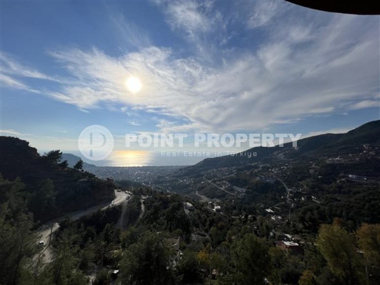 Роскошная вилла 5+2 с панорамным видом на море и город, Бекташ, Аланья-id-3330-фото-2